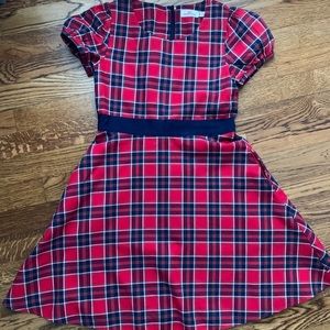 Girls Vineyard Vine Plaid Dress Size 10